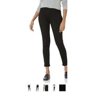 Amazon Essentials Women's Pull-On Jegging Size 18 Black Mid-Rise Skinny Fit